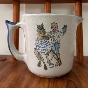 Vintage Louisville Stoneware Pitcher Made in Kentucky